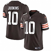 Men & Women & Youth Cleveland Browns #10 Quinshon Judkins Brown 2025 Vapor Limited Stitched Jersey,baseball caps,new era cap wholesale,wholesale hats